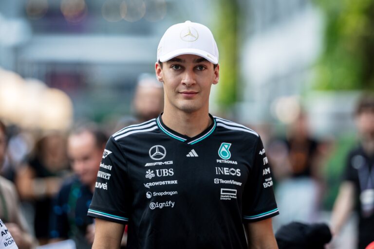 Verstappen points finger at Norris after Russell grabs brilliant pole in Singapore